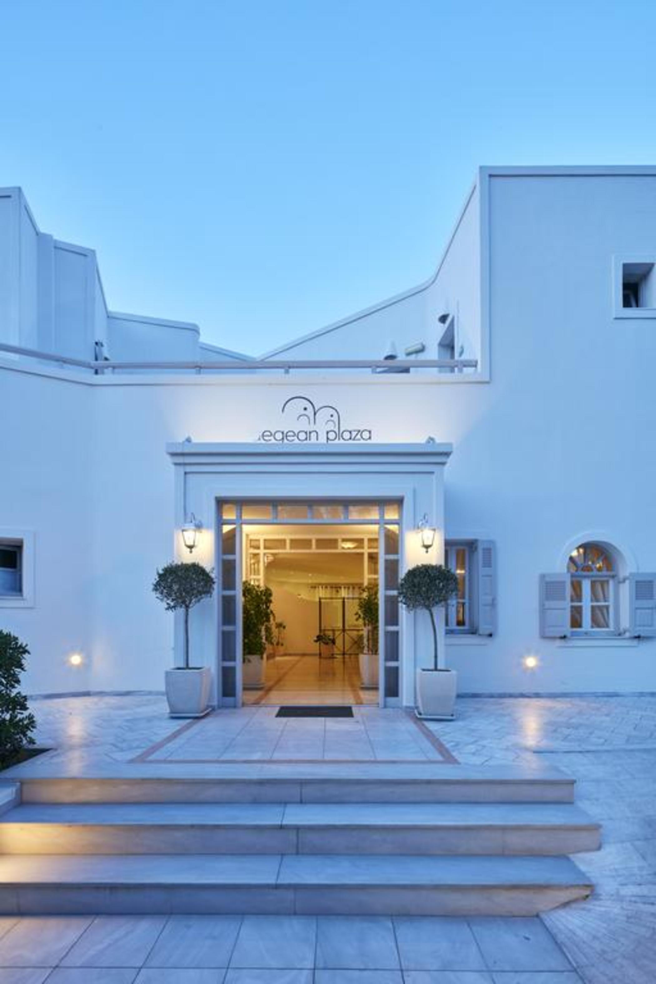 Aegean Plaza Hotel Kamari  Bagian luar foto