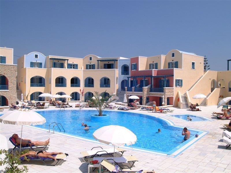 Aegean Plaza Hotel Kamari  Bagian luar foto