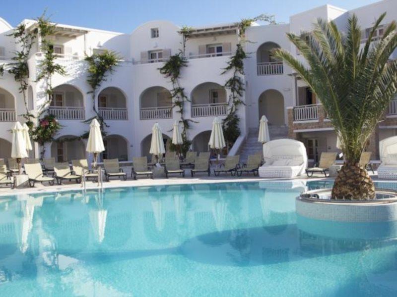 Aegean Plaza Hotel Kamari  Bagian luar foto