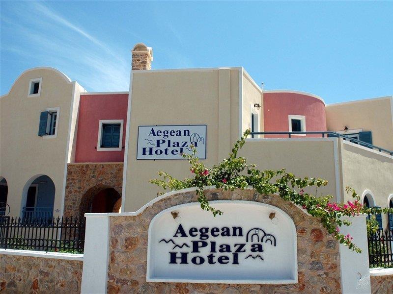 Aegean Plaza Hotel Kamari  Bagian luar foto
