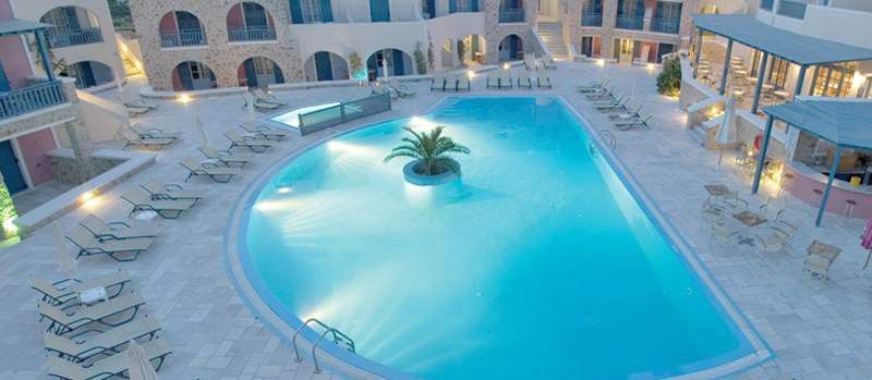 Aegean Plaza Hotel Kamari  Bagian luar foto