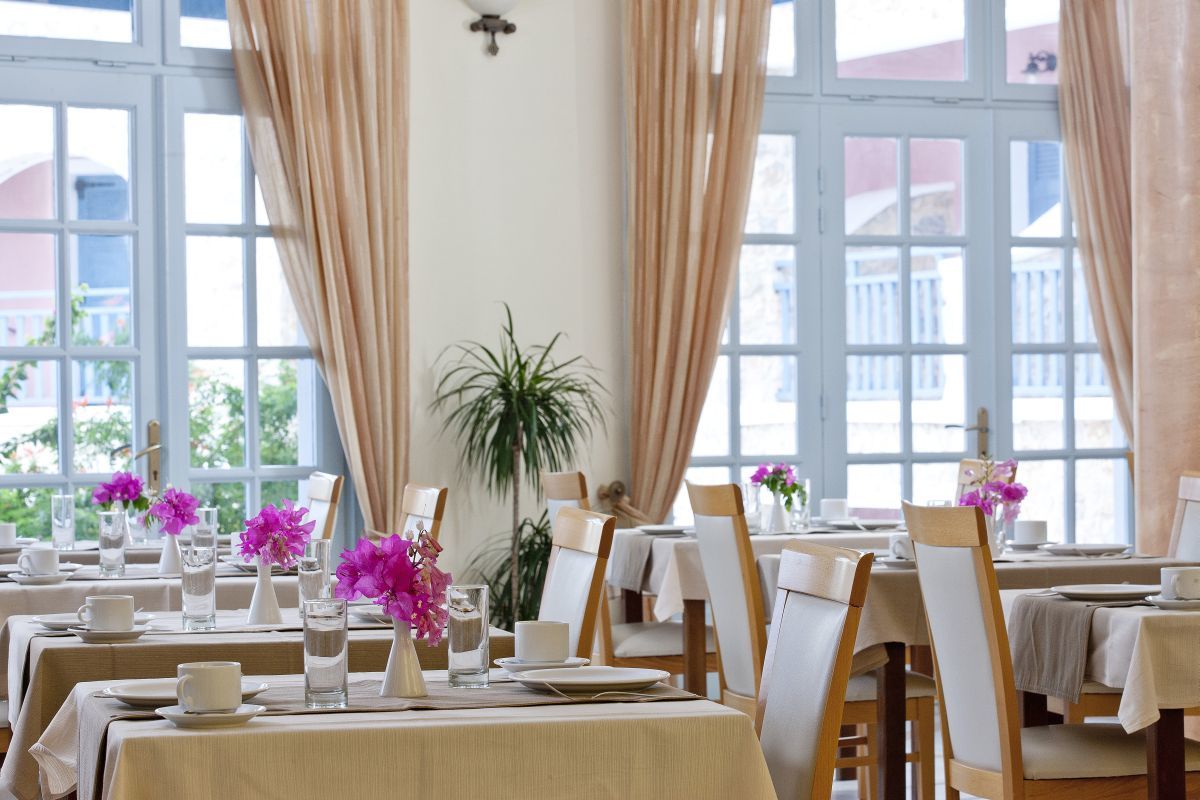 Aegean Plaza Hotel Kamari  Bagian luar foto