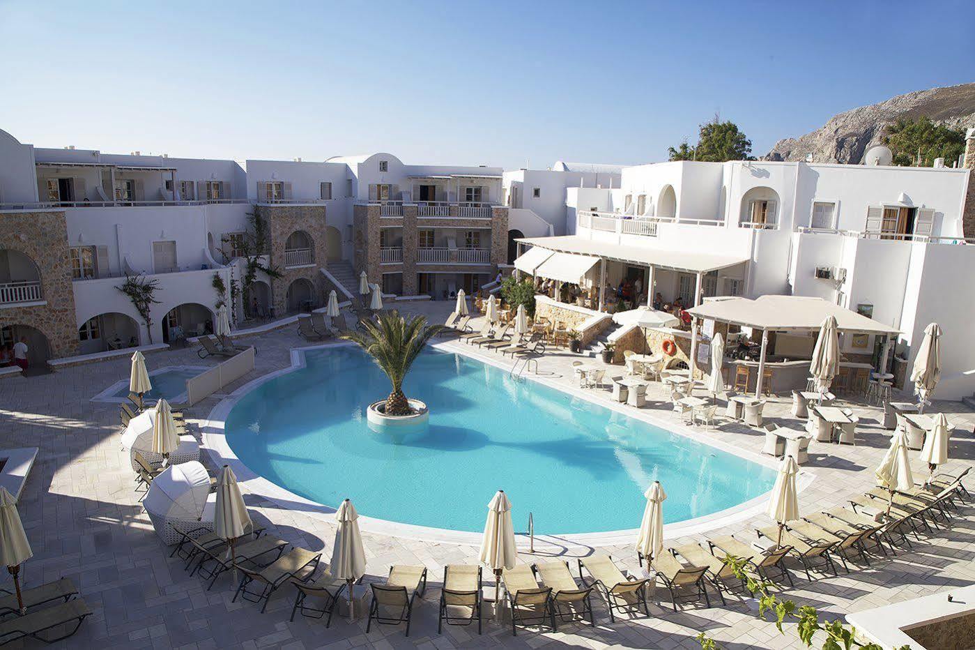Aegean Plaza Hotel Kamari  Bagian luar foto