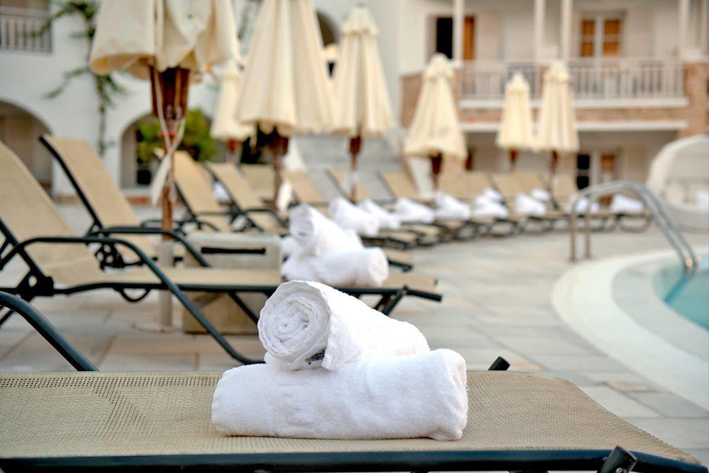 Aegean Plaza Hotel Kamari  Bagian luar foto
